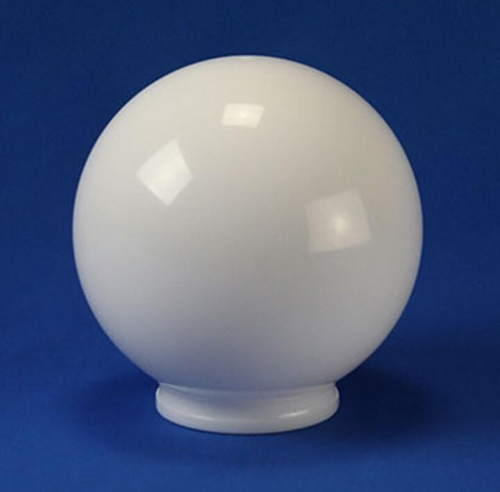 6 Inch White Acrylic Light Globe Cover with 3" Fitter Neck - 20006-WH-3F Questions & Answers