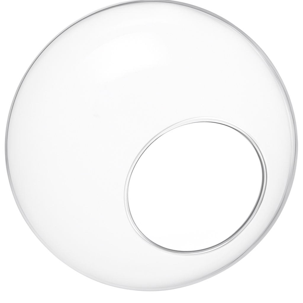 12 Inch Clear Acrylic Light Globe Cover with 5.25" Neckless - 20012-CL-5N Questions & Answers
