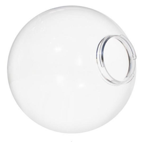 8" Clear Plastic Light Globe with 4" Twist Lock Fitter - 20008-CL-4T Questions & Answers