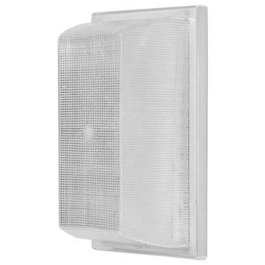 Exterior Rectangular Wall Light Clear Prismatic Lens Questions & Answers