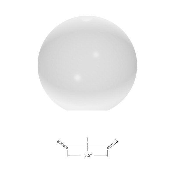 Replacement Clear 10 Inch Outdoor Polycarbonate Globe Neckless Questions & Answers